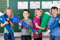 Schultüten in Aktion