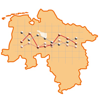 Niedersachsenkarte