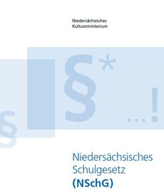 Titelblatt des Schulgesetzes