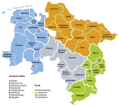 Regionale Zuständigkeit Anlaufstelle Opfer