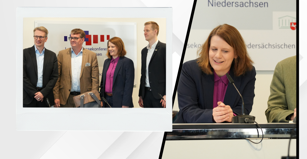 Landespressekonferenz Land und Schulträger sichern die Ausstattung der Schülerinnen und Schüler mit digitalen Endgeräten inklusive Administration