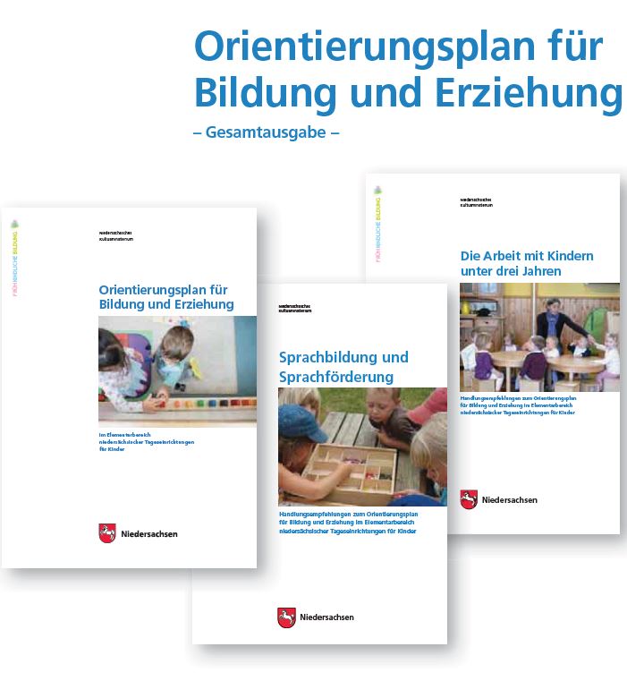 Titelblatt Broschüre Orientierungsplan Bildung und Erziehung